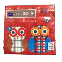 SALVETE XMAS OWL 33X33