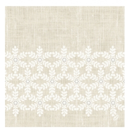 SALVETE LINEN SNOW 40X40