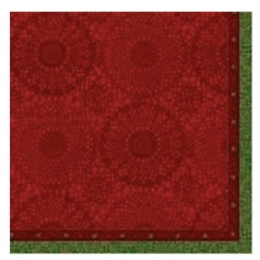 SALVETE FESTIVE CHARM RED 40X40